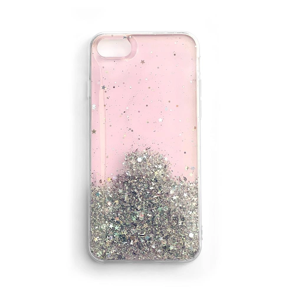 Wozinsky Star Glitter třpytivý kryt iPhone 12 Pro Max růžový