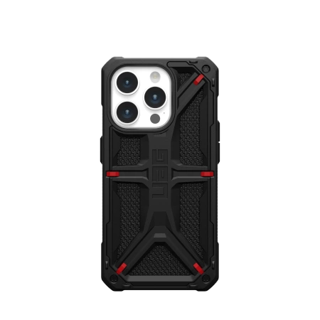 Pouzdro UAG Monarch pro iPhone 15 Pro - Kevlar černé