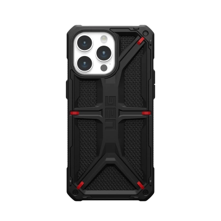Pouzdro UAG Monarch pro iPhone 15 Pro Max - Kevlar černé
