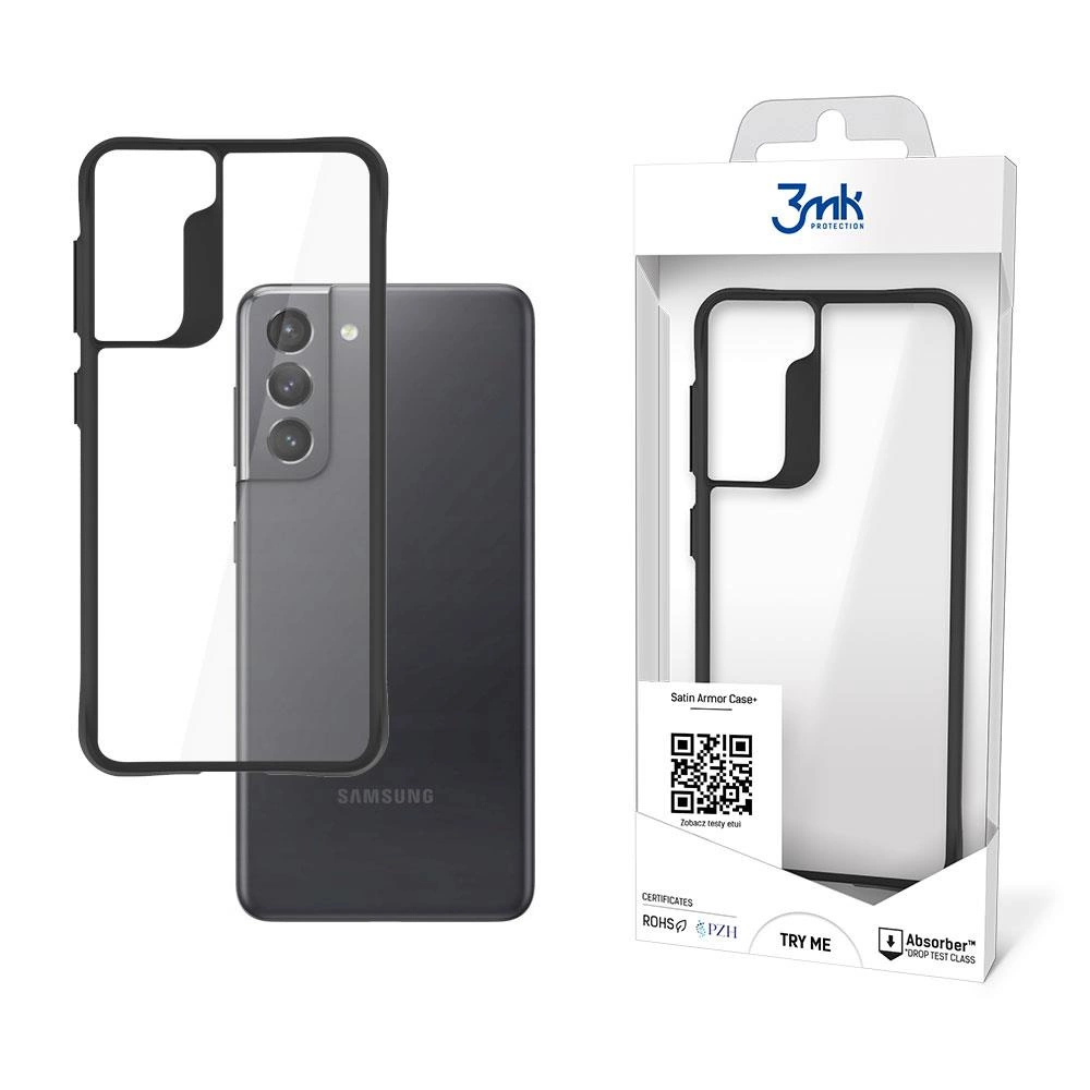 3mk Protection 3mk Satin Armor Case+ pro Samsung Galaxy S21 5G - čirý