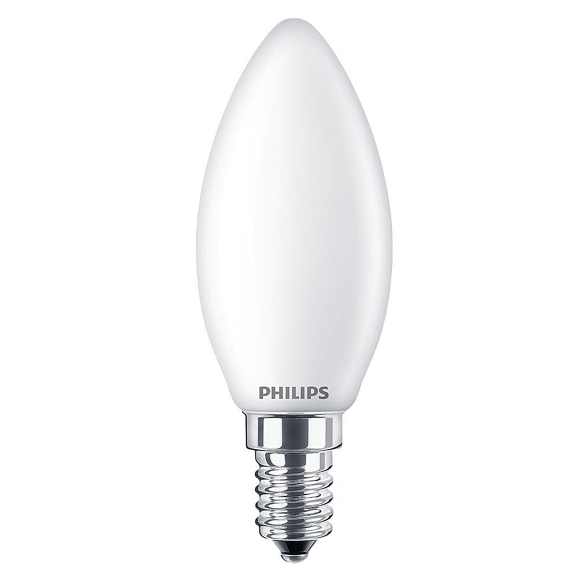 LED žárovka LED E14 B35 4,3W = 40W 470lm 2700K Teplá bílá PHILIPS PHLED5843