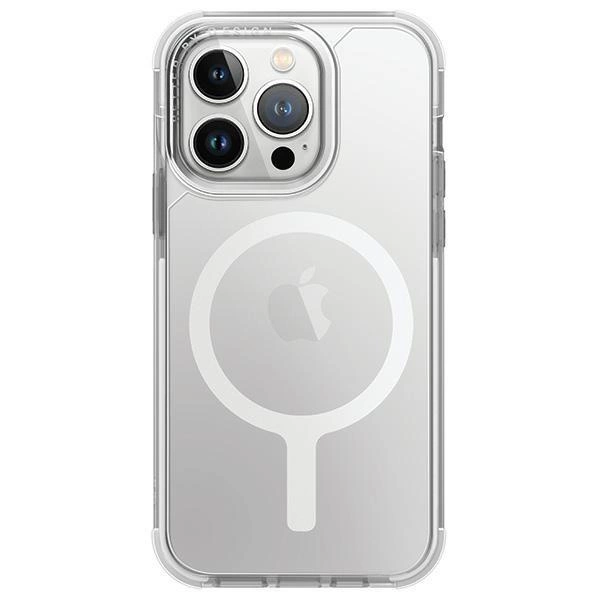 Nabíjecí pouzdro UNIQ Combat Magclick pro iPhone 15 Pro - bílé