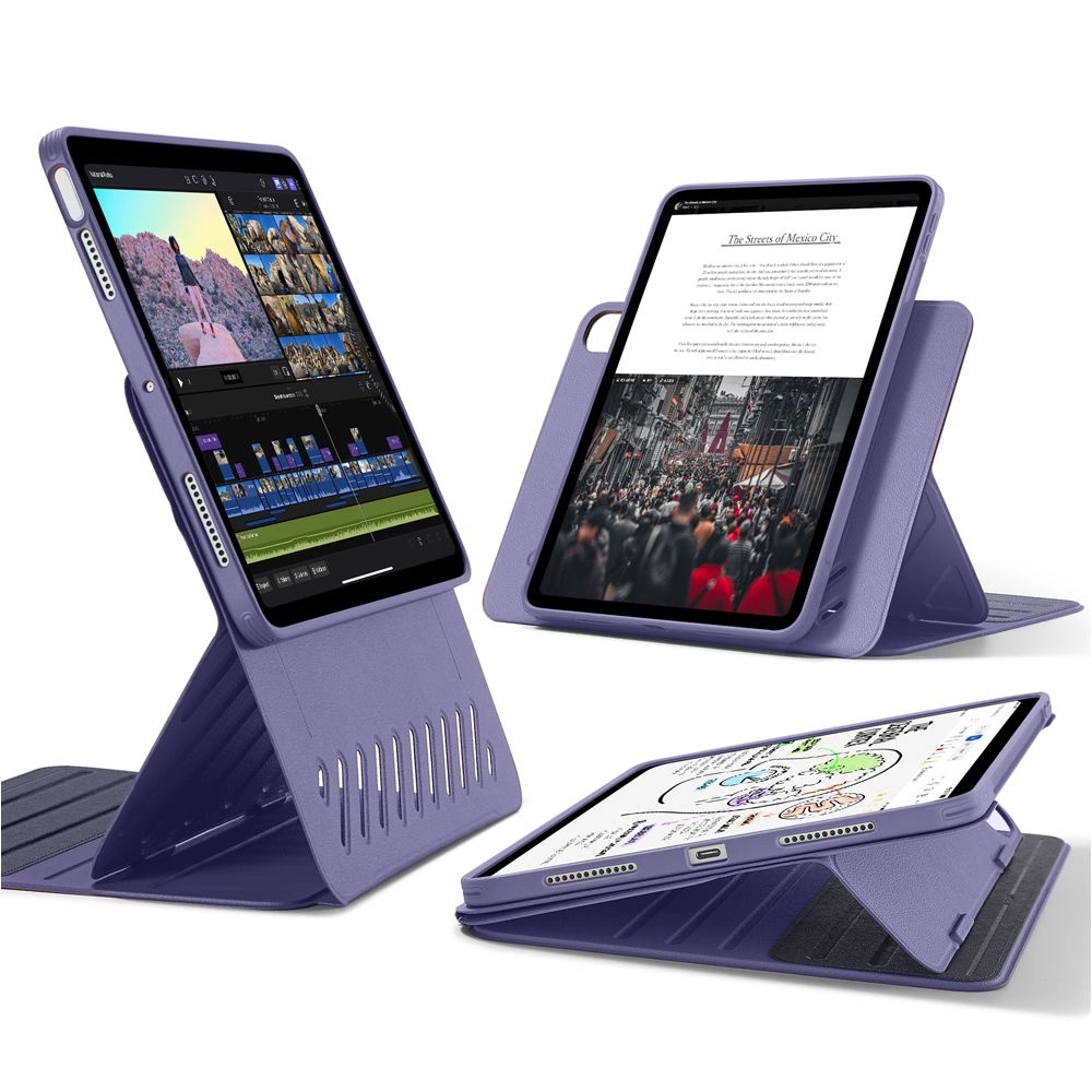 ESR Shift Magnetické pouzdro pro iPad Air 10,9'' 4/5 2020-2022 / 11,6'' 2024 - fialové