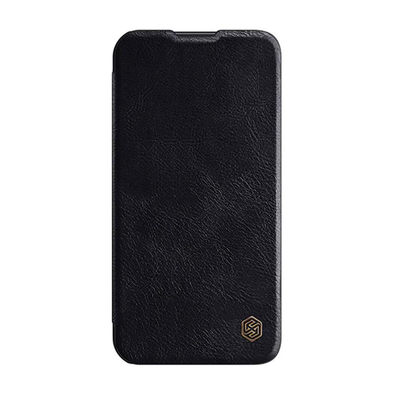 Kožené pouzdro Nillkin Qin Pro pro iPhone 14 Pro (černé)