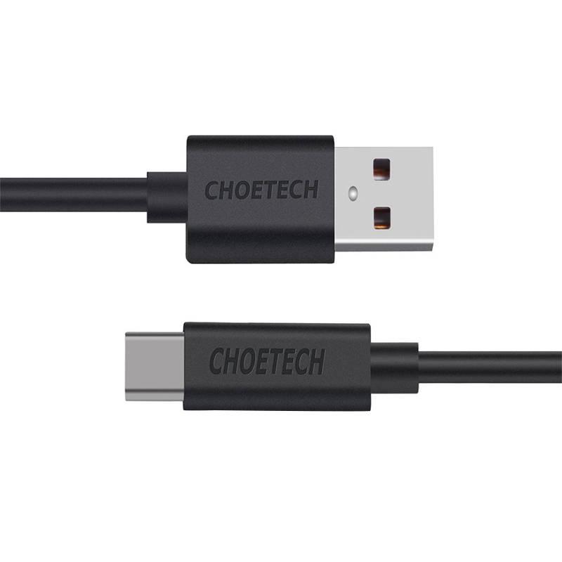 Kabel USB na USB-C Choetech AC0002 1m (černý)