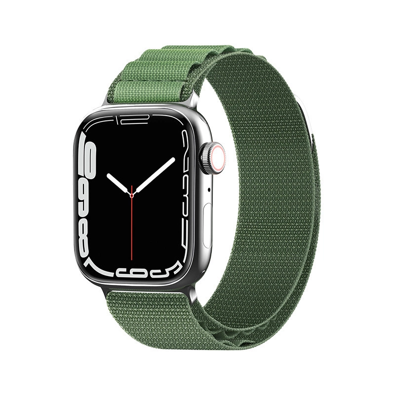 Hurtel Ocelový řemínek s přezkou Alpine pro Apple Watch 42/44/45/49 mm - zelený