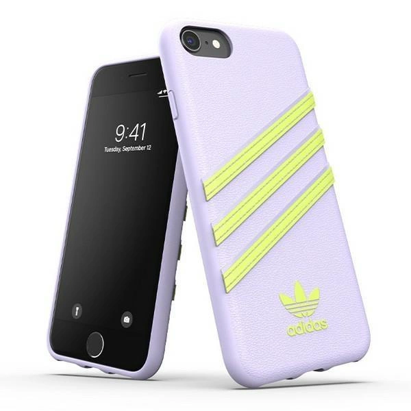 Adidas OR Tvarované pouzdro Woman pro iPhone SE 2022 / SE 2020 / 8 / 7 / 6S / 6 - fialové