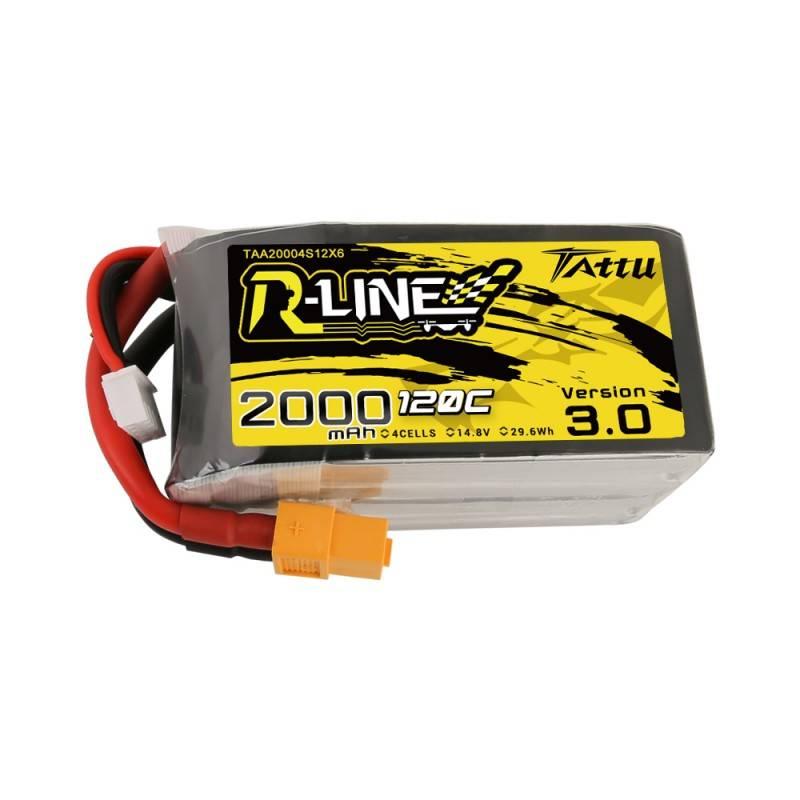 Baterie Tattu R-Line verze 3.0 2000mAh 14,8V 120C 4S1P XT60
