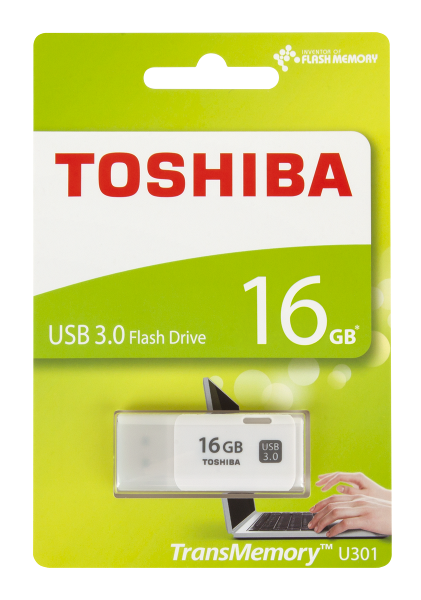 Flash disk Toshiba USB 3.0 16GB bílý