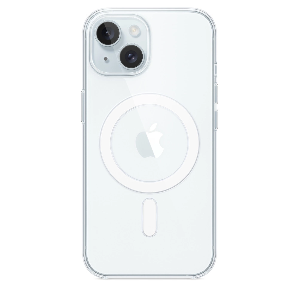Apple průhledné pouzdro MT203ZM/A MagSafe Silikonové pouzdro pro iPhone 15 - Čiré
