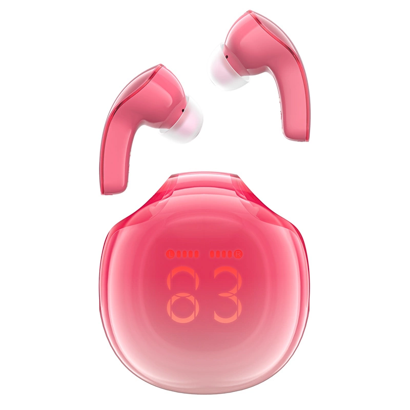 Bezdrátová sluchátka do uší Acefast T9 Bluetooth 5.3 - červená