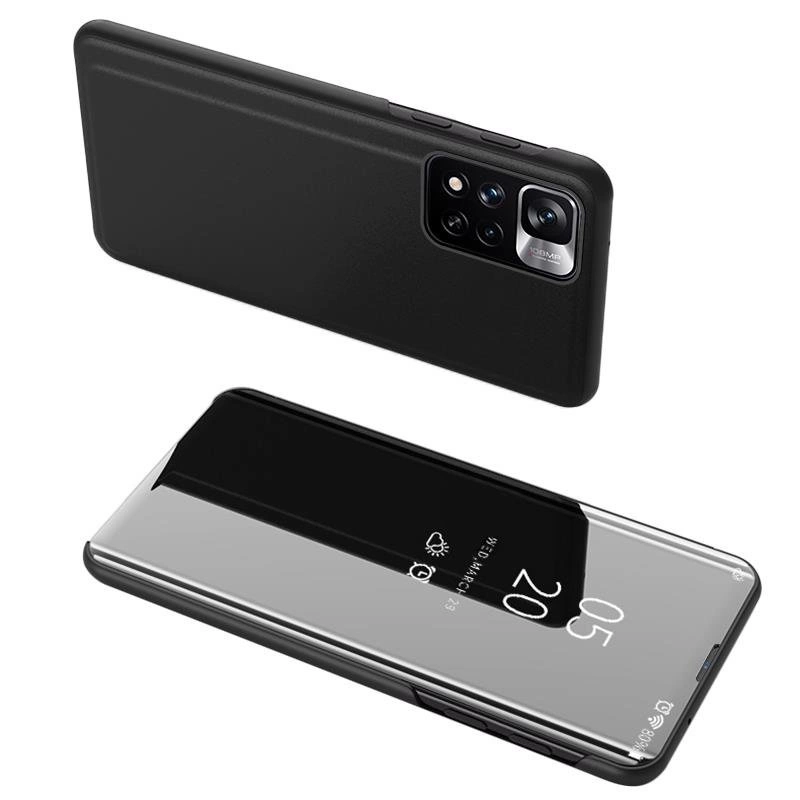 Hurtel Clear View Case flipové pouzdro Realme 9 Pro + (9 Pro Plus) černé