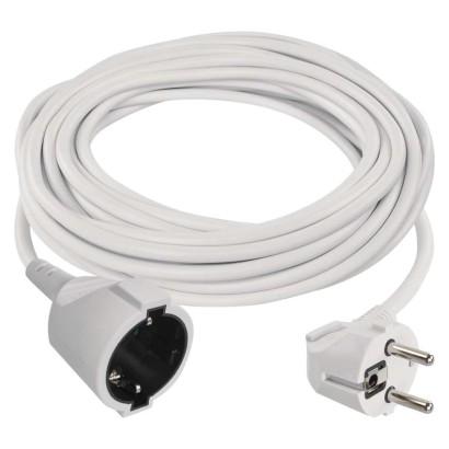 Emos Prodlužovací kabel 10 m / 1 zásuvka / bílý / PVC / 1,5 mm2 P0120R