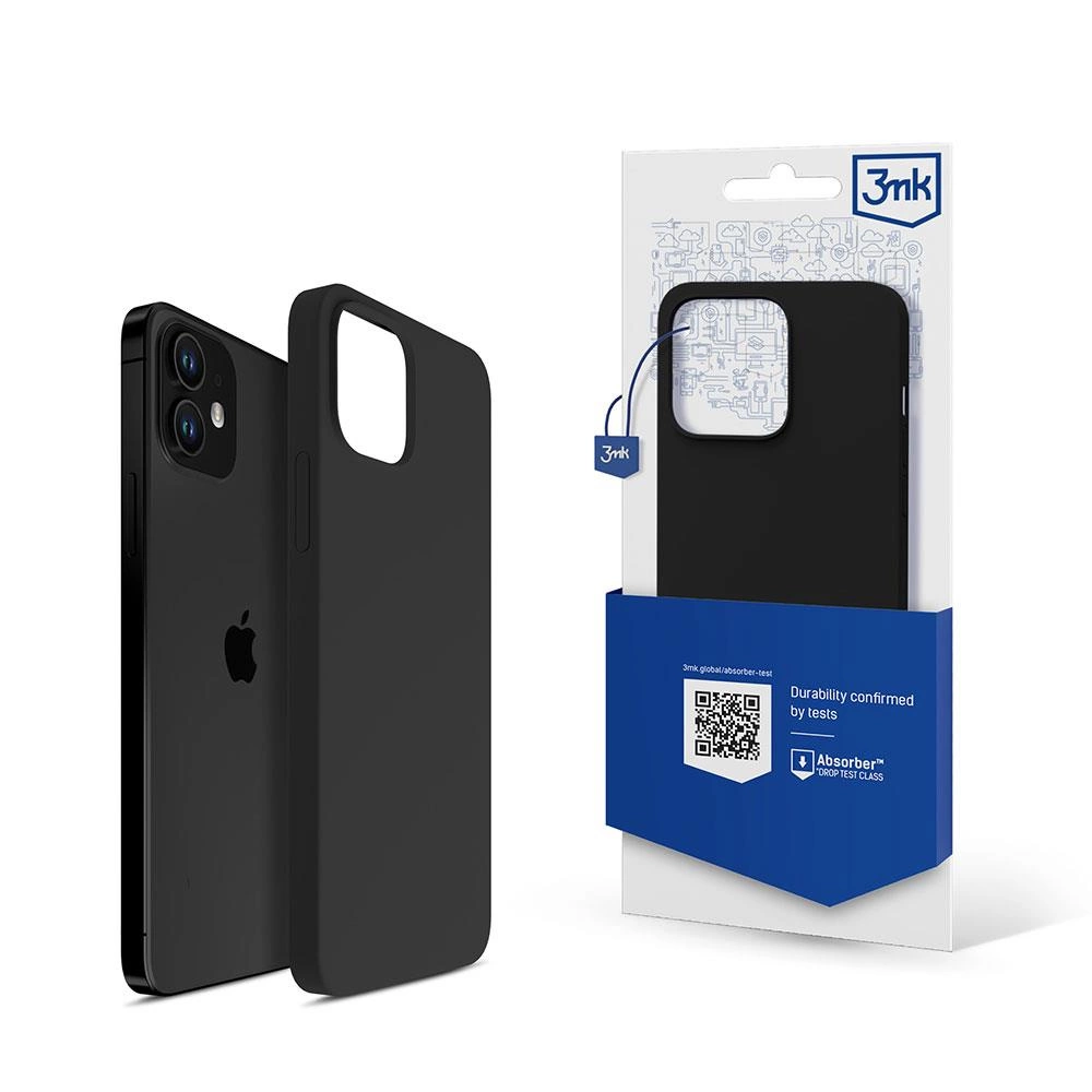 3mk Protection 3mk Silikonové pouzdro pro iPhone 12 mini - černé