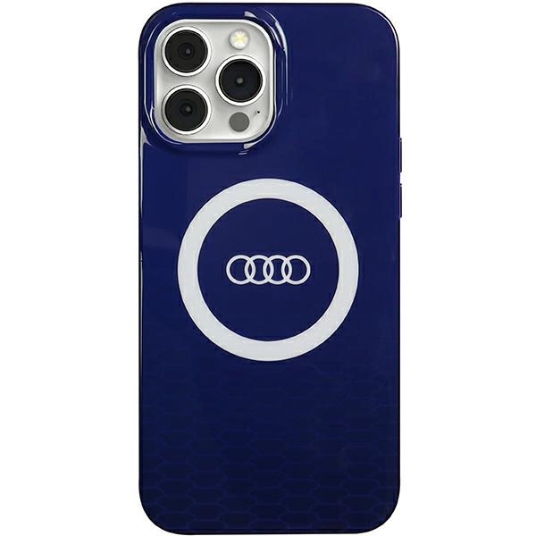 Audi IML Big Logo MagSafe pouzdro pro iPhone 13 Pro Max - modré