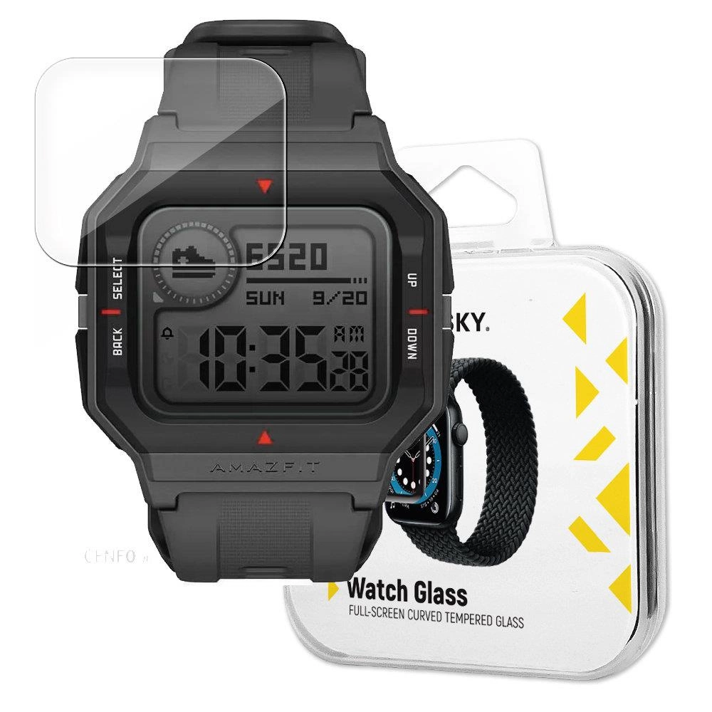 Wozinsky Watch Glass hybridní sklo pro Xiaomi Amazfit Neo černé