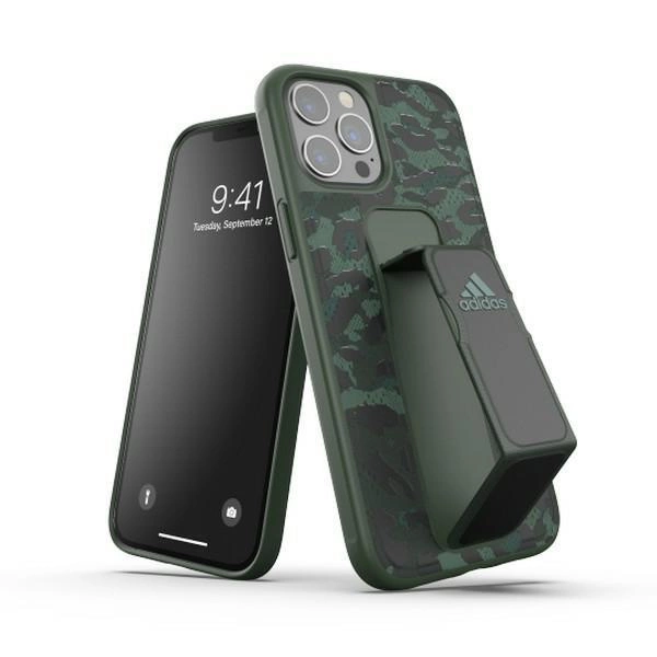 Adidas SP Grip Case Leopard pro iPhone 12 Pro Max - zelený