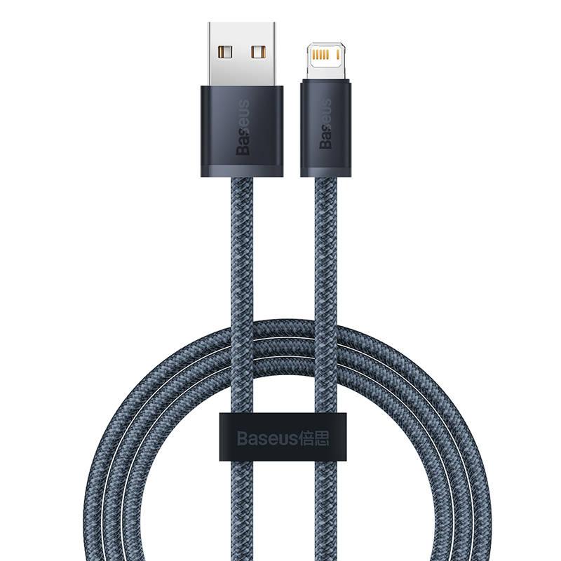 Kabel USB-Lightning Baseus řady Dynamic, 2,4 A, 2 m (šedý)