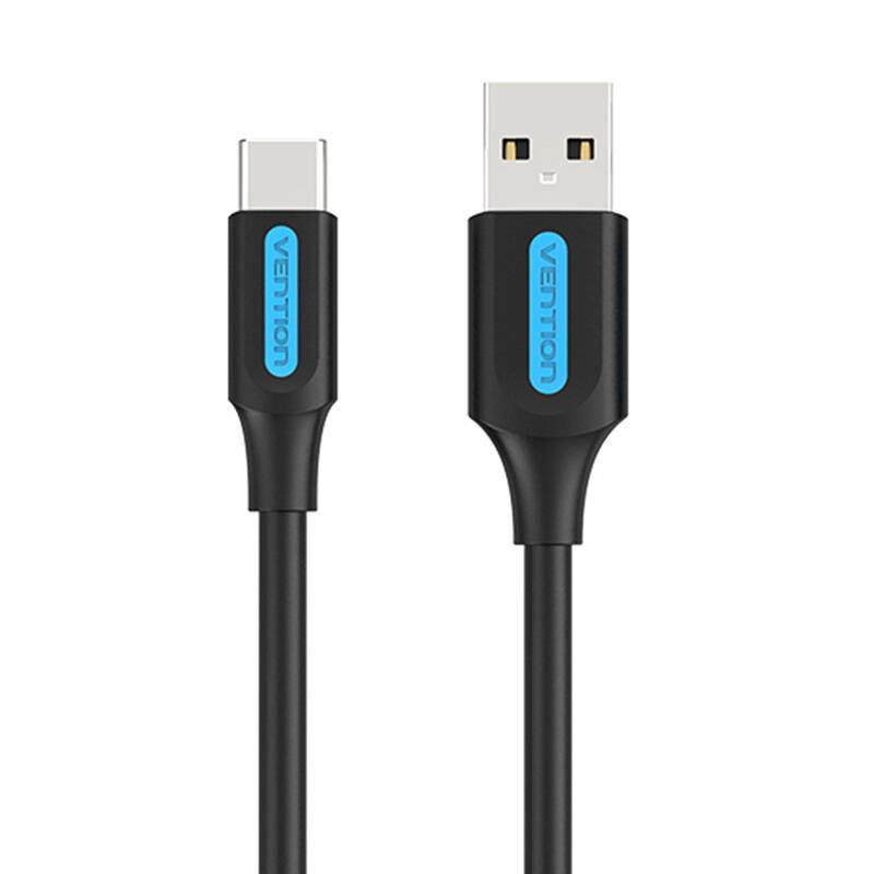 Nabíjecí kabel USB-A 2.0 na USB-C Vention COKBC, 0,25 m (černý)