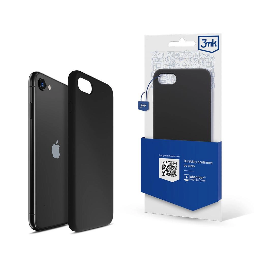 3mk Protection 3mk Silikonové pouzdro pro iPhone 7 / 8 / SE 2020 / SE 2022 - černé