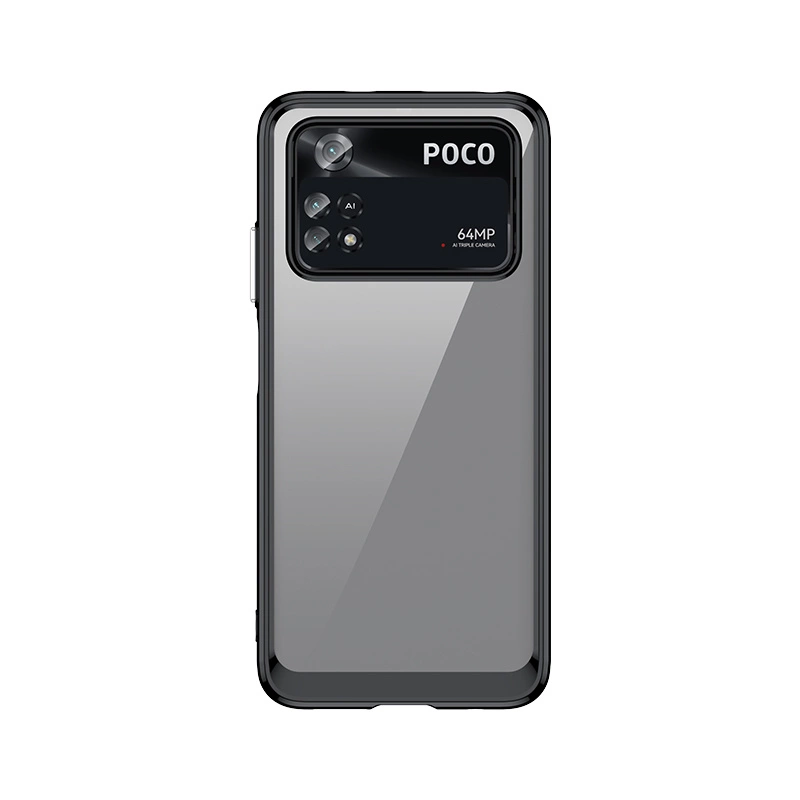 Hurtel Outer Space Pouzdro Xiaomi Poco M4 Pro s flexibilním rámem černé