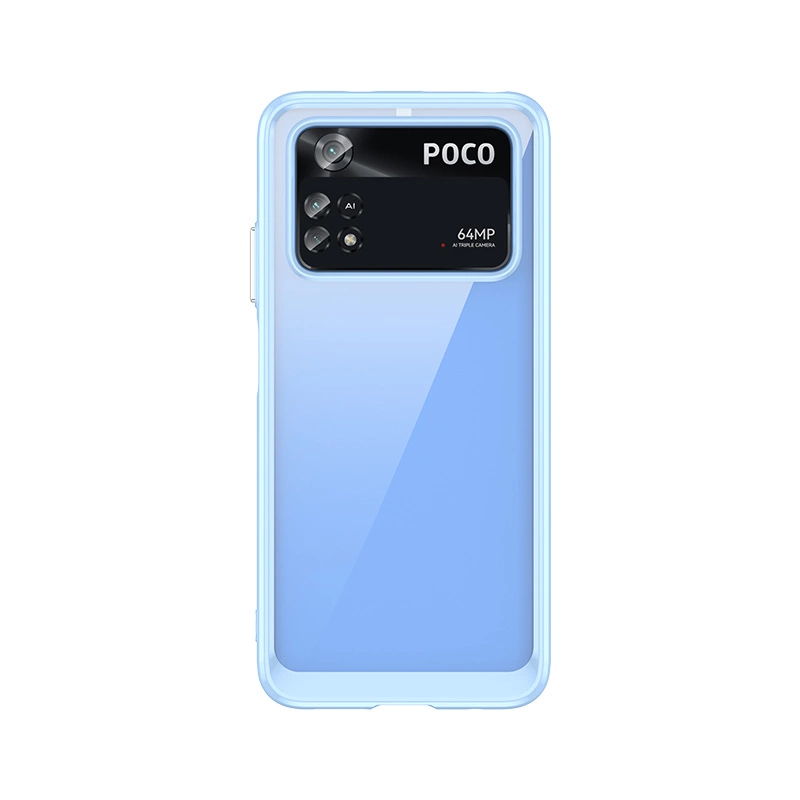 Hurtel Pouzdro Outer Space Pouzdro Xiaomi Poco M4 Pro s ohebným rámem modré barvy