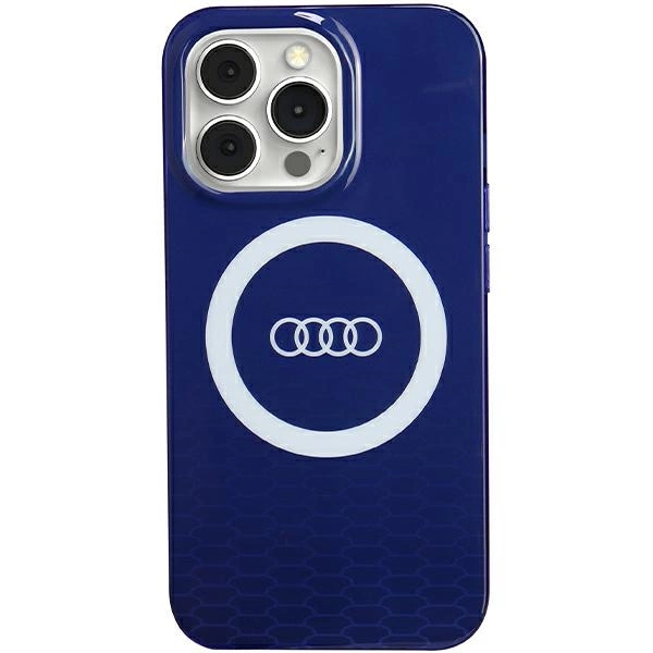 Audi IML Big Logo MagSafe pouzdro pro iPhone 13 Pro / 13 - modré