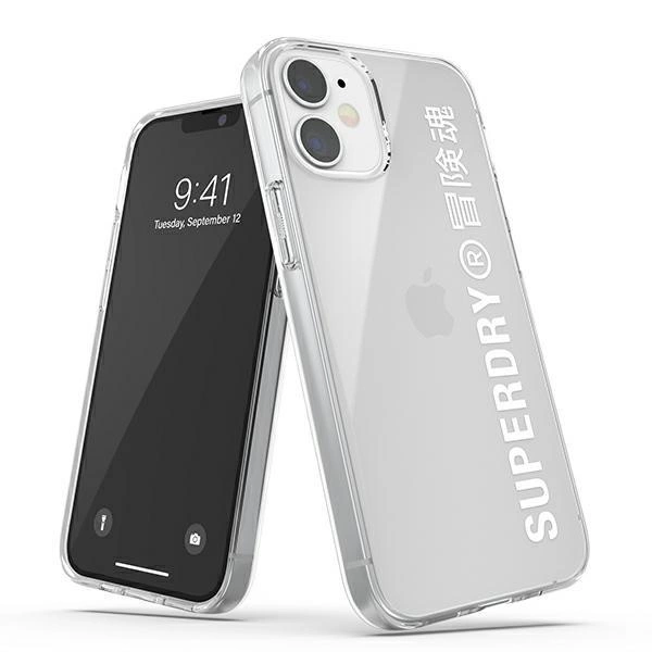 Pouzdro SuperDry Snap pro iPhone 12 mini - bílé