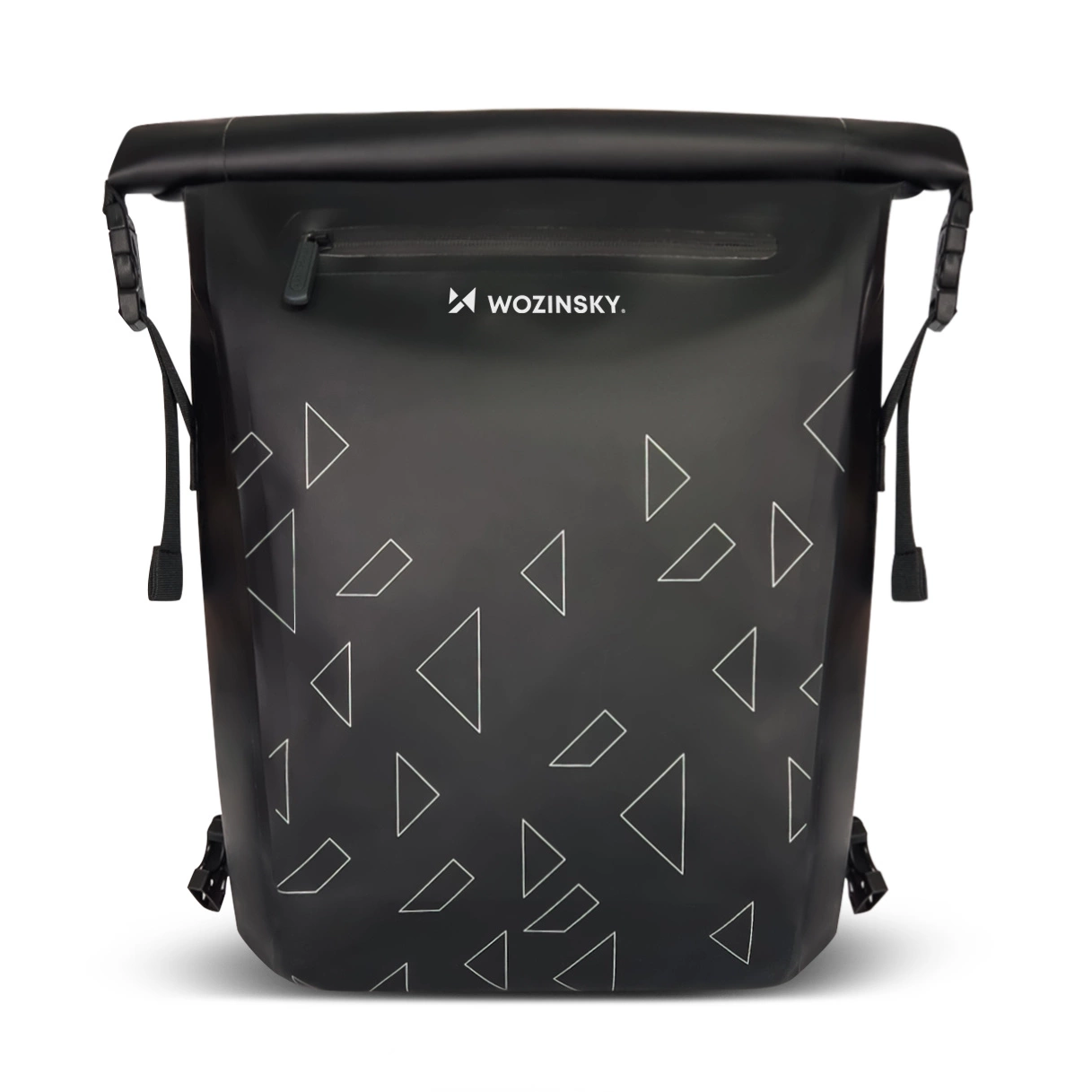 Wozinsky vodotěsný batoh na kolo 2v1 23l černý (WBB31BK)