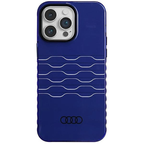 Audi IML MagSafe pouzdro pro iPhone 14 Pro Max - modré