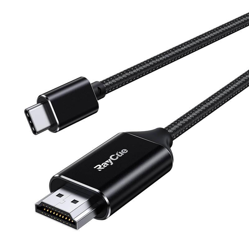 Kabel RayCue z USB-C na HDMI 2.1 4k60Hz, 2 m (černý)