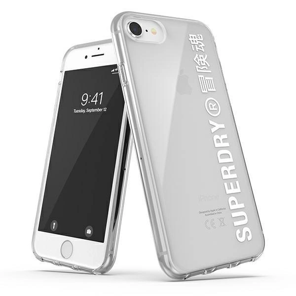 Pouzdro SuperDry Snap pro iPhone 6 / 6S / 7 / 8 / SE 2020 / SE 2022 - bílé