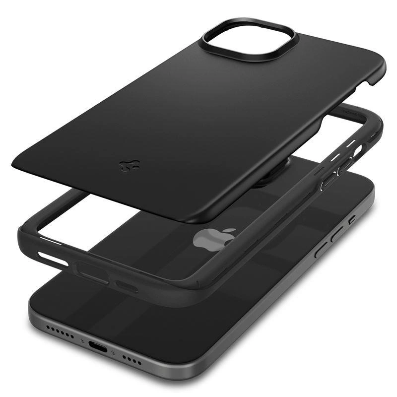 Pouzdro Spigen Thin Fit pro iPhone 15 - černé