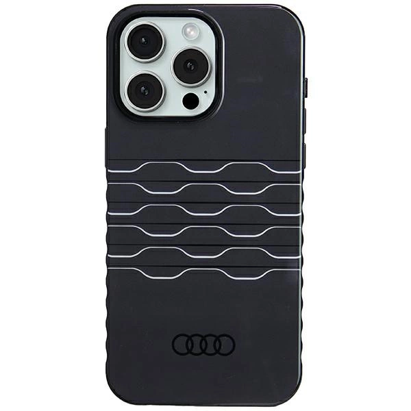 Audi IML MagSafe pouzdro pro iPhone 15 Pro Max - černé