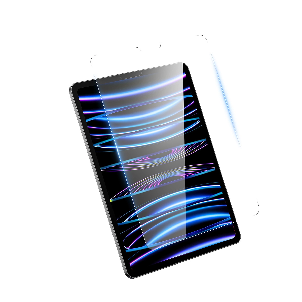 Baseus Crystal tvrzené sklo pro iPad Pro 12,9'' (2018/2020/2021/2022) + montážní sada - čiré