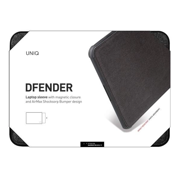 UNIQ Dfender 16" brašna na notebook - černá