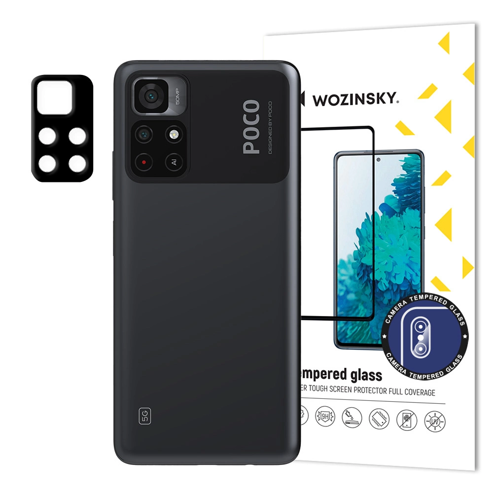 Wozinsky Full Camera Glass 9H tvrzené sklo pro celý fotoaparát telefonu Xiaomi Poco M4 Pro 5G