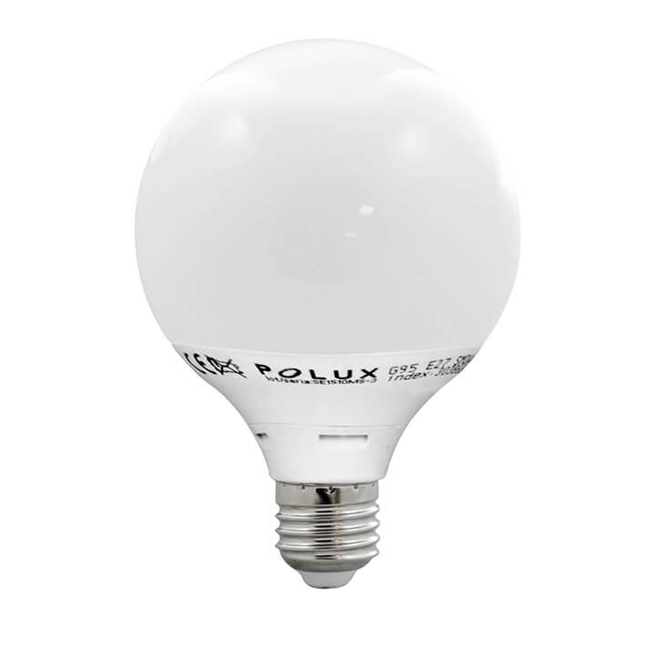LED žárovka LED E27 G95 12W = 75W 1055lm 3000K Teplá bílá 200° GOLDLUX (Polux)