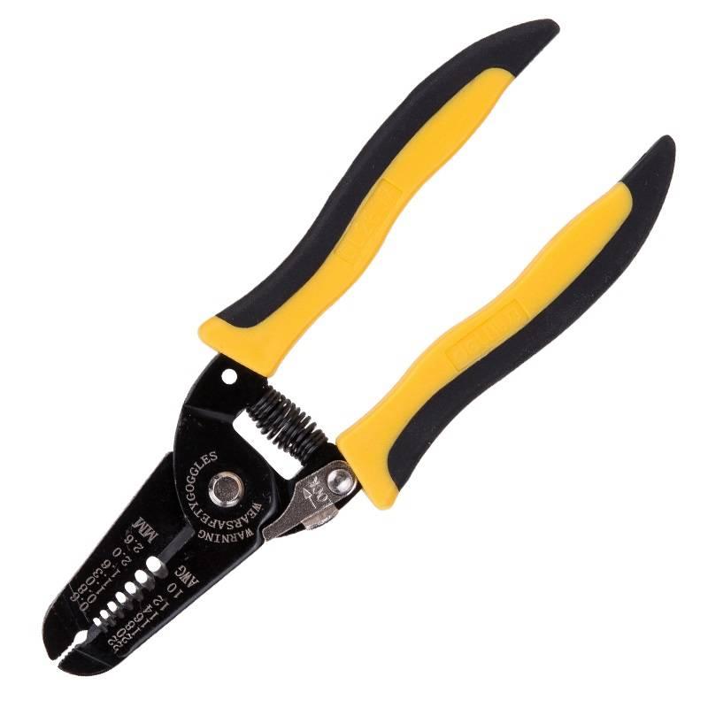 Odizolovací kleště Deli Tools EDL2607, 0,6-2,6 mm (černá/žlutá)