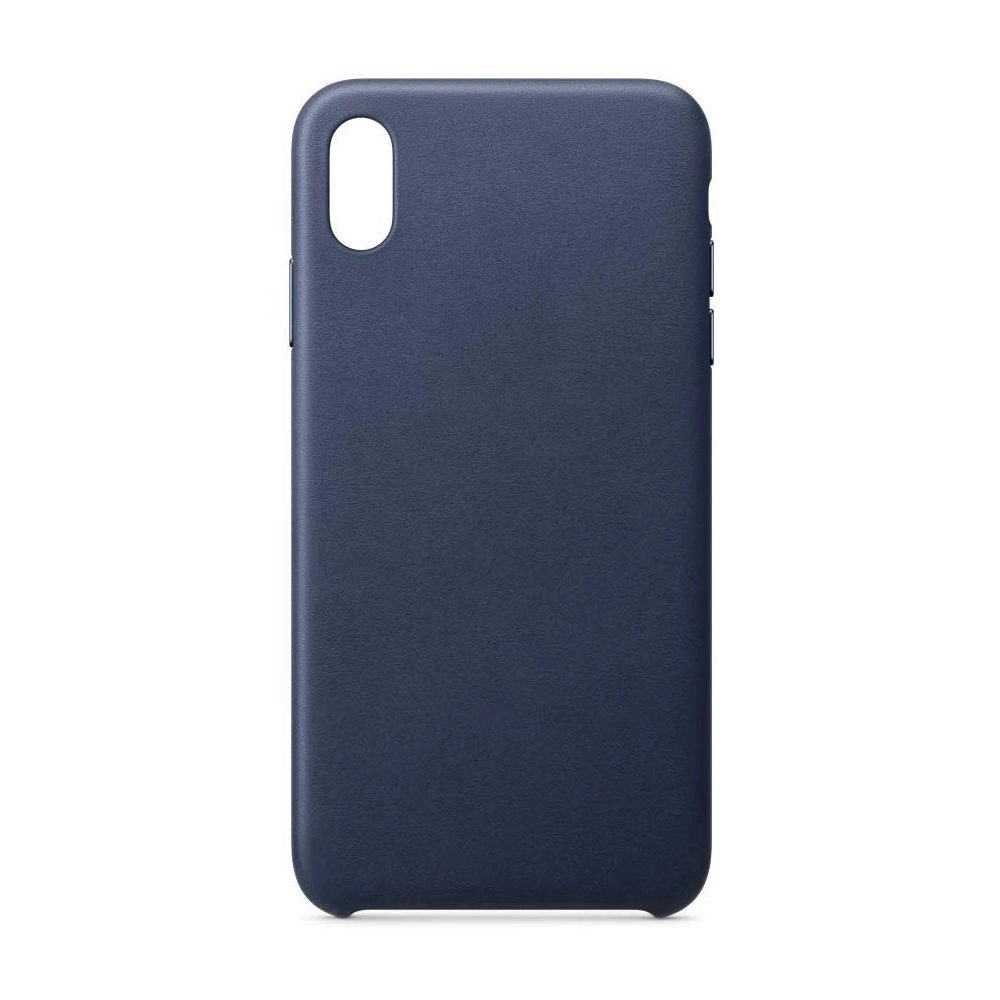 Hurtel ECO Leather pouzdro z ekokůže pro iPhone 12 mini námořnická modř