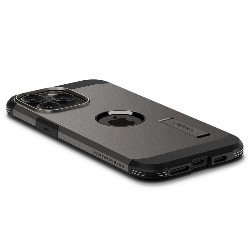 Spigen Tough Armor MagSafe pouzdro pro iPhone 15 Pro Max - kovově šedé