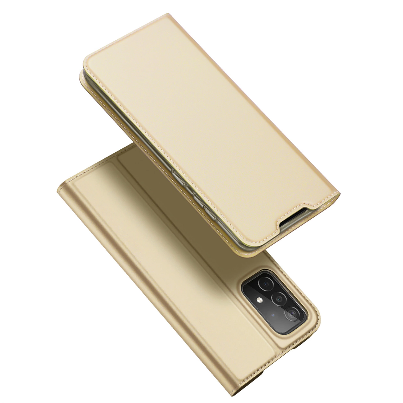 Dux Ducis Skin Pro pouzdro s flipovým krytem Samsung Galaxy A73 zlaté