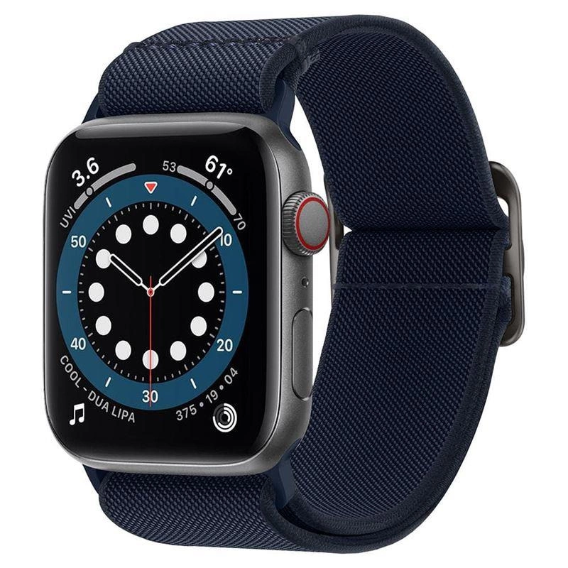 Řemínek Spigen Fit Lite pro Apple Watch 4/5/6/7/8/9/SE/Ultra (42/44/45/49 mm) - tmavě modrý
