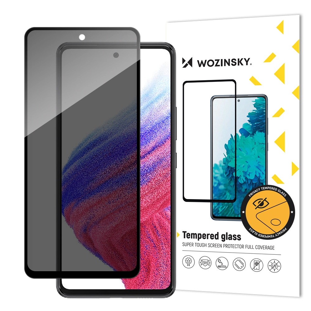 Wozinsky Privacy Glass tvrzené sklo Samsung Galaxy A53 5G s Anti Spy filtrem soukromí