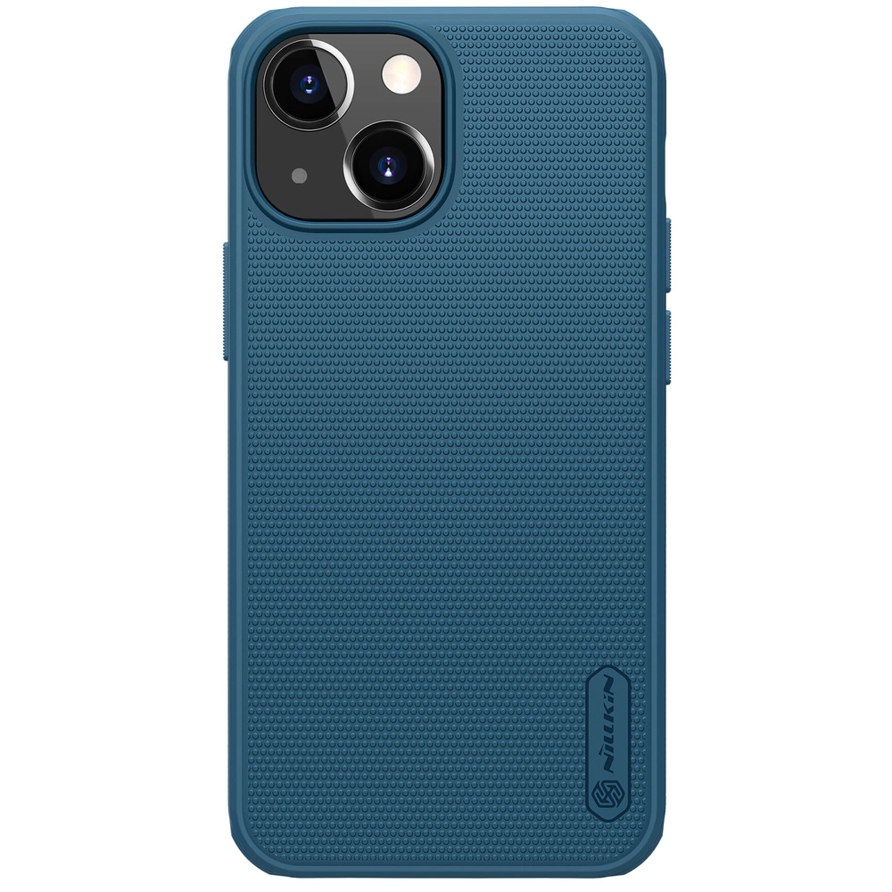 Nillkin Super Frosted Shield zesílený kryt iPhone 13 mini modrý