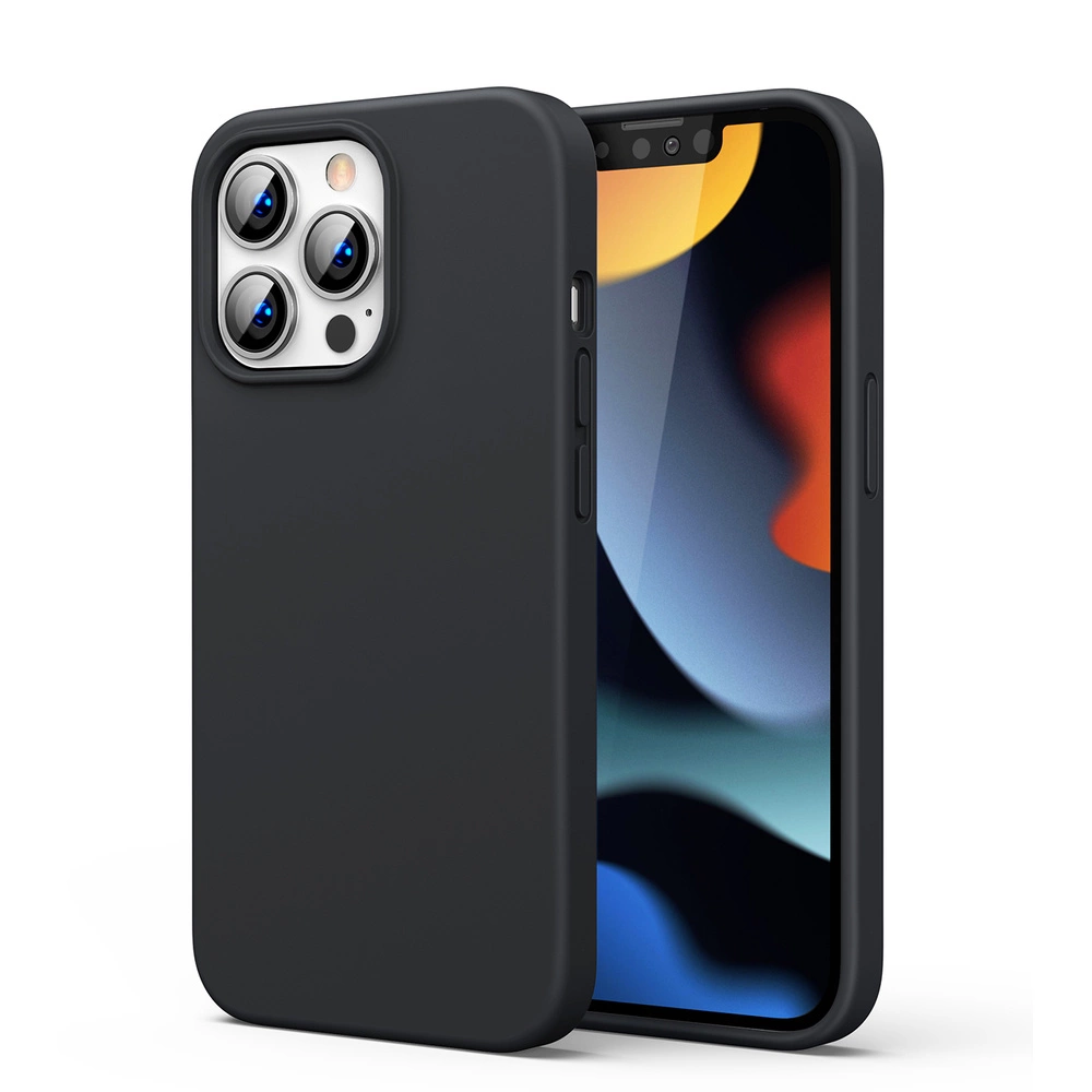 Ugreen Ochranné silikonové pouzdro gumové flexibilní silikonové pouzdro iPhone 13 Pro Max černé