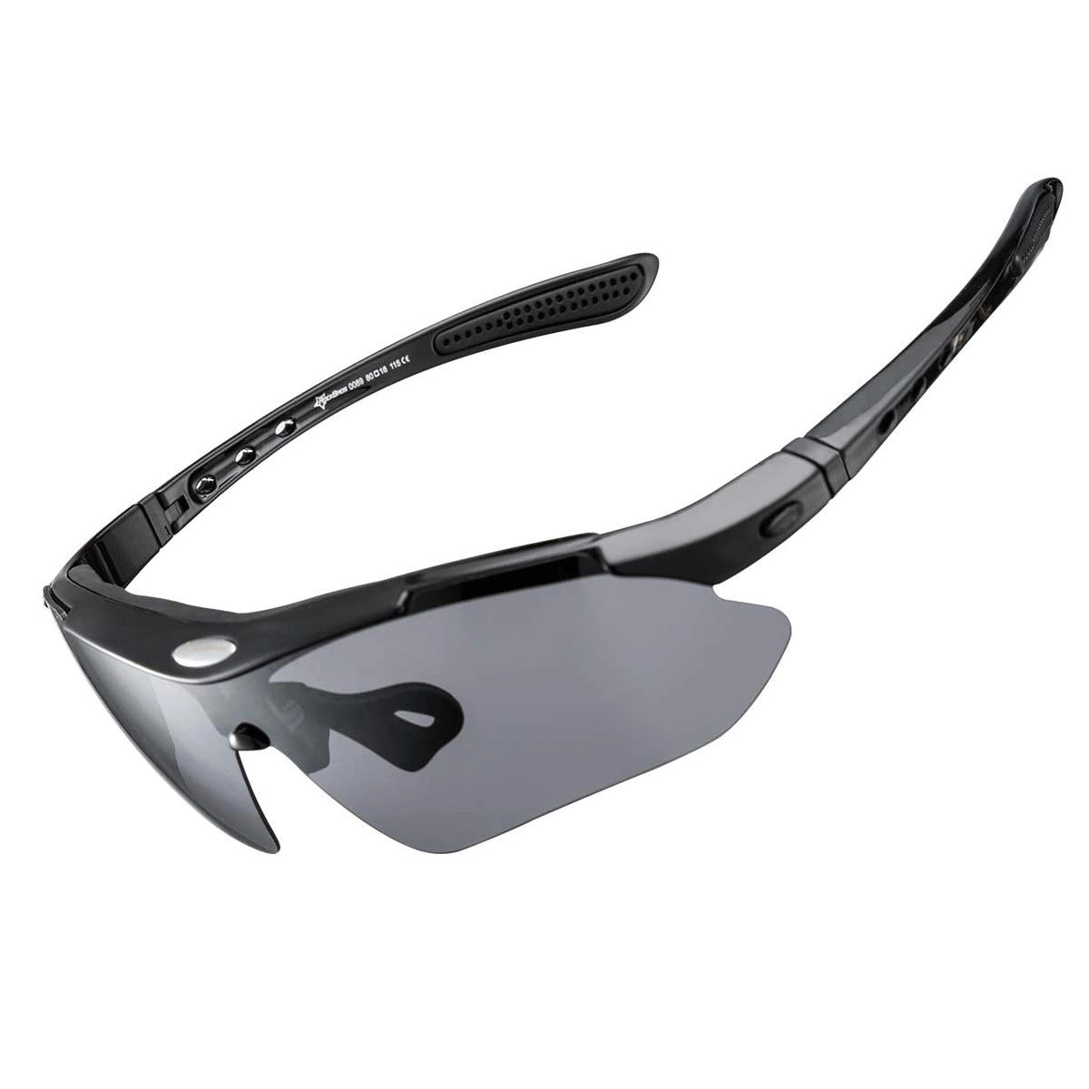 Rockbros 10003 polarizační cyklistické brýle - černé