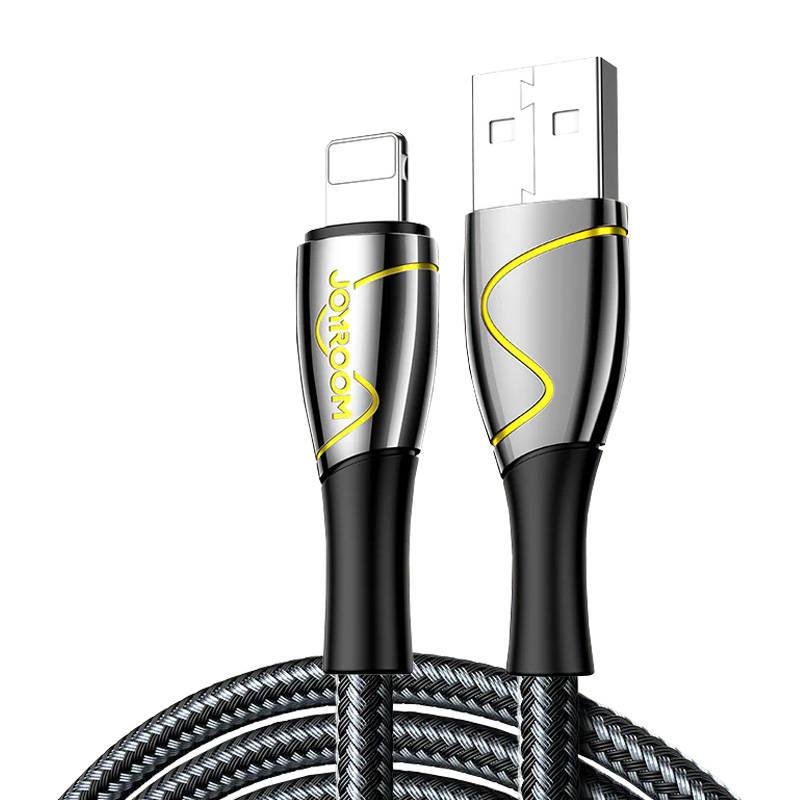Kabel USB na Lightning Joyroom S-1230K6 2,4A 1,2 m (černý)