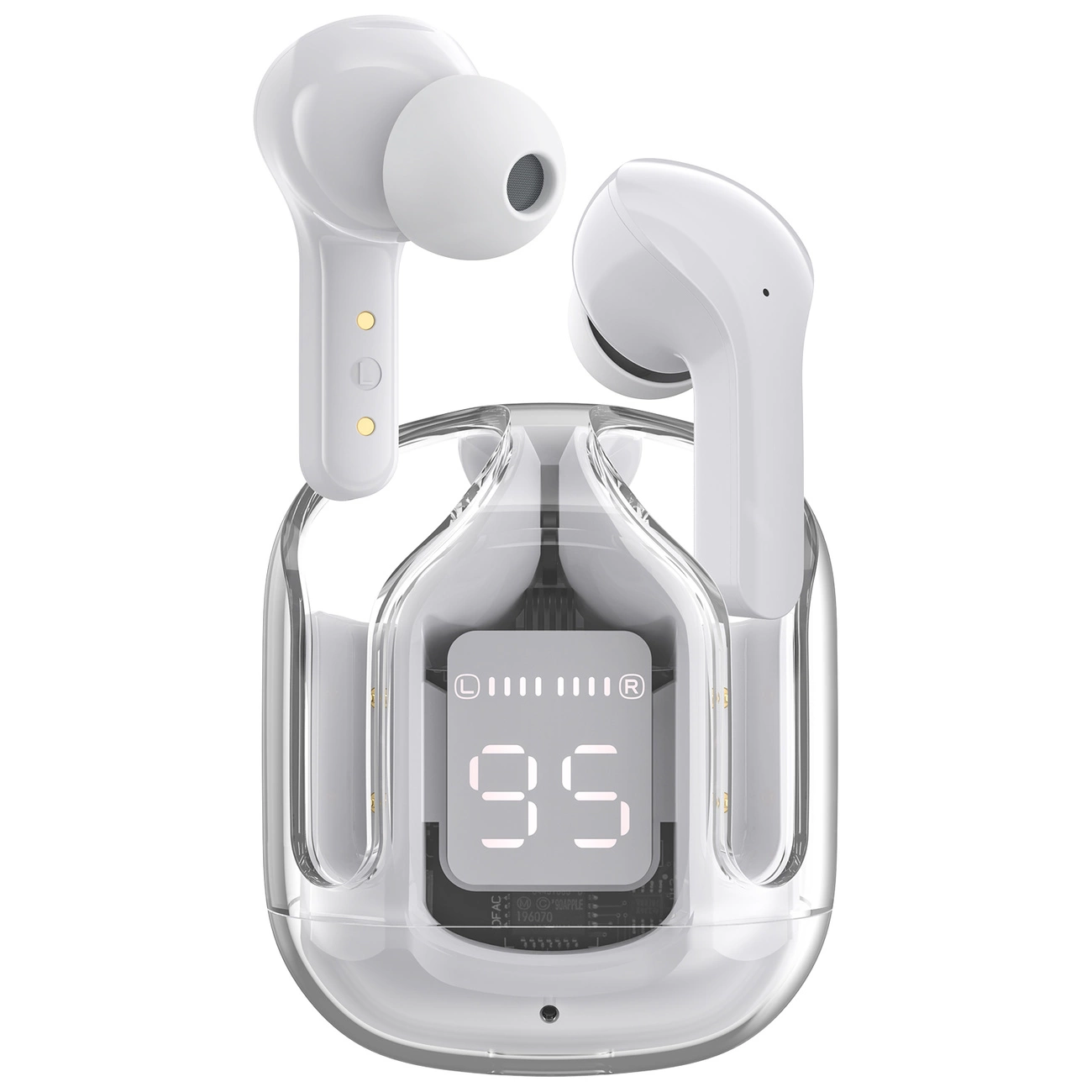 Bezdrátová sluchátka do uší Acefast TWS Bluetooth šedá (T6 modern grey)