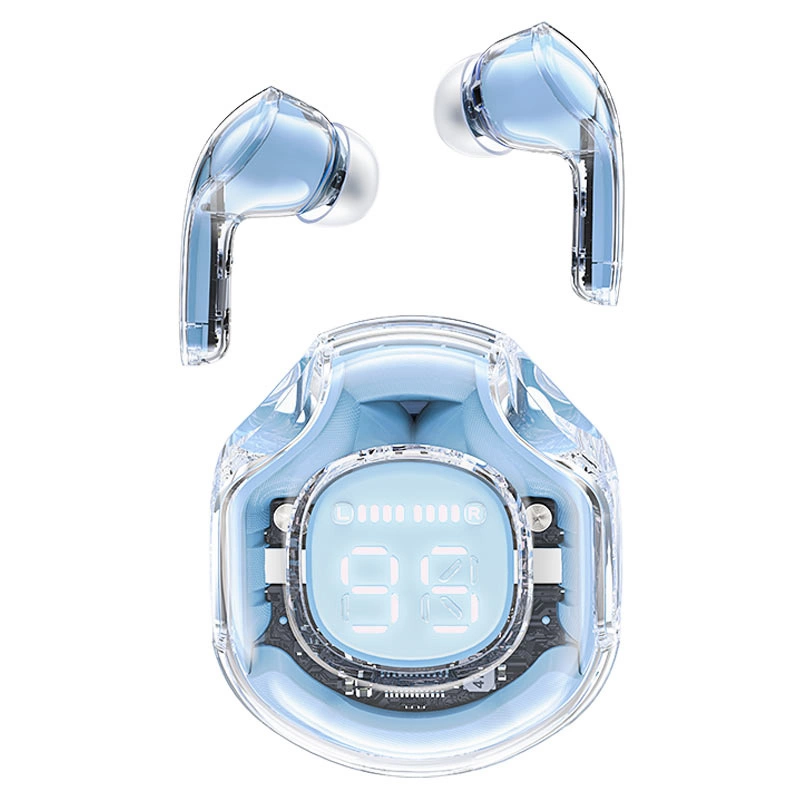 Bezdrátová sluchátka Acefast T8 Bluetooth TWS světle modrá